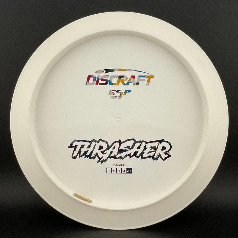 Load image into Gallery viewer, White ESP Thrasher - Bottom Stamp (Dyer's Delight)