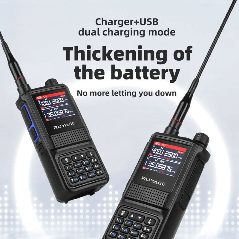 Load image into Gallery viewer, Ruyage UV1D 5W VHF UHF Analog Long Range Two Way Radio Walkie Talkie