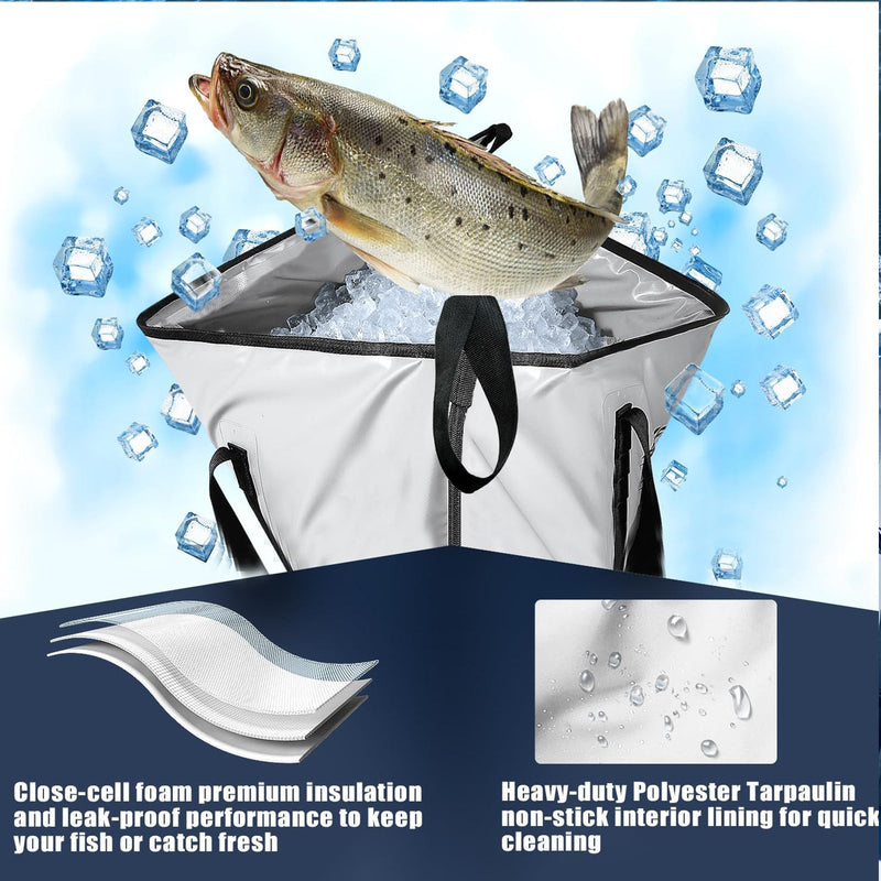 Load image into Gallery viewer, 48x18" Insulated Fish Cooler Bag