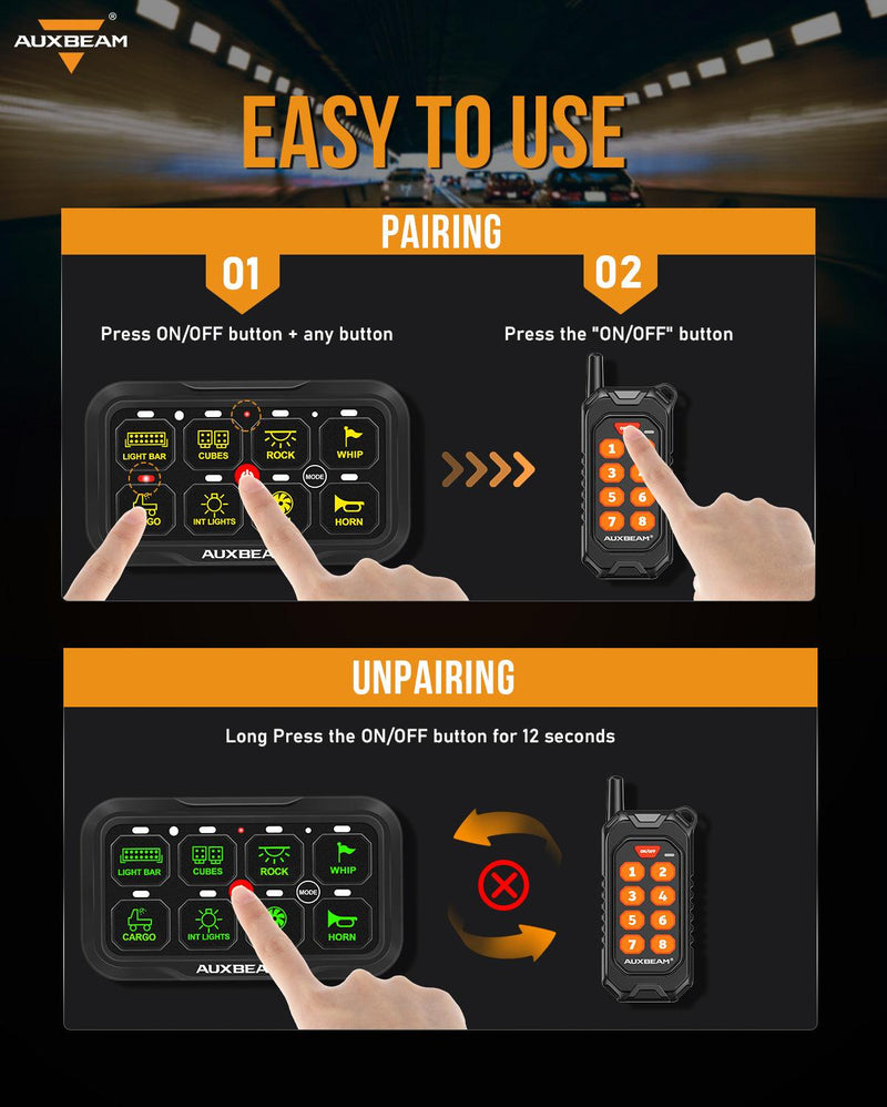 Load image into Gallery viewer, 8 Gang Wireless Remote Control Only for RC-800/RA84 Switch Panel