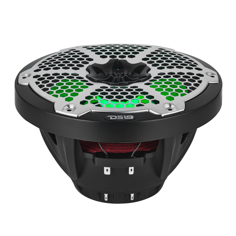 Load image into Gallery viewer, 8” Marine 2-Way Hybrid Speaker with RGB LED, Compression Driver and Neodymium Magnet | 350W RMS 4-Ohm