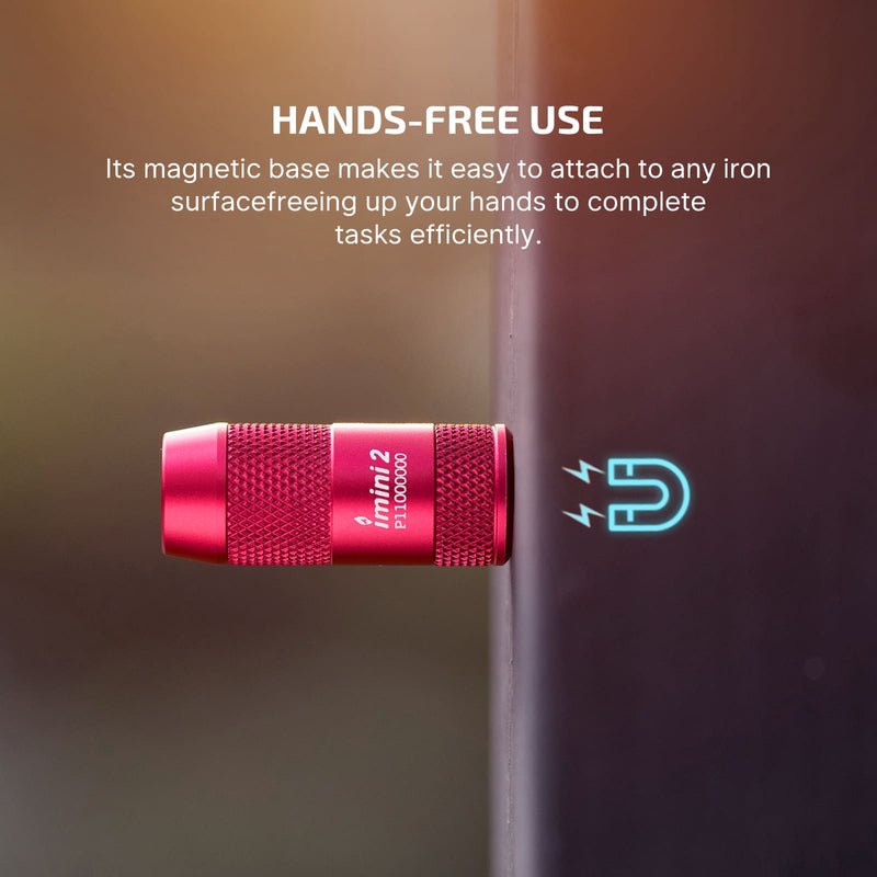 Load image into Gallery viewer, Olight iMini 2 Rechargeable Magnetic Mini Flashlight 50 Lumens EDC Keychain Light