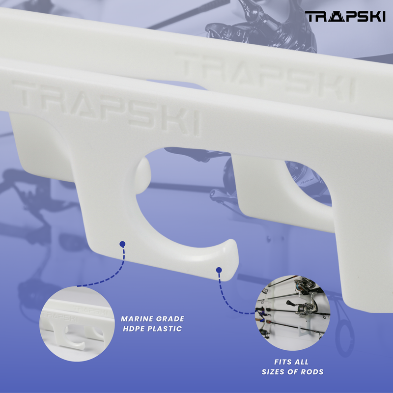 Load image into Gallery viewer, Made in the USA Fishing Rod Rack | Wall or Ceiling Mounted