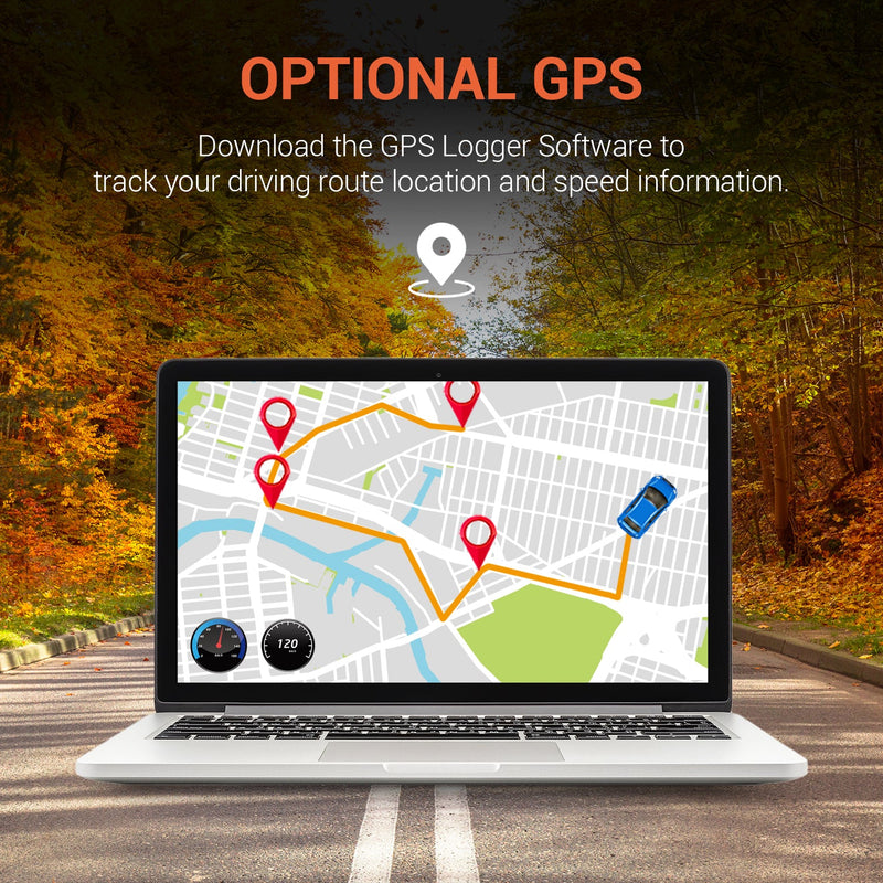 Load image into Gallery viewer, Rexing V1P 4K Dual Channel Dash Cam 4K+1080p with Wi-Fi