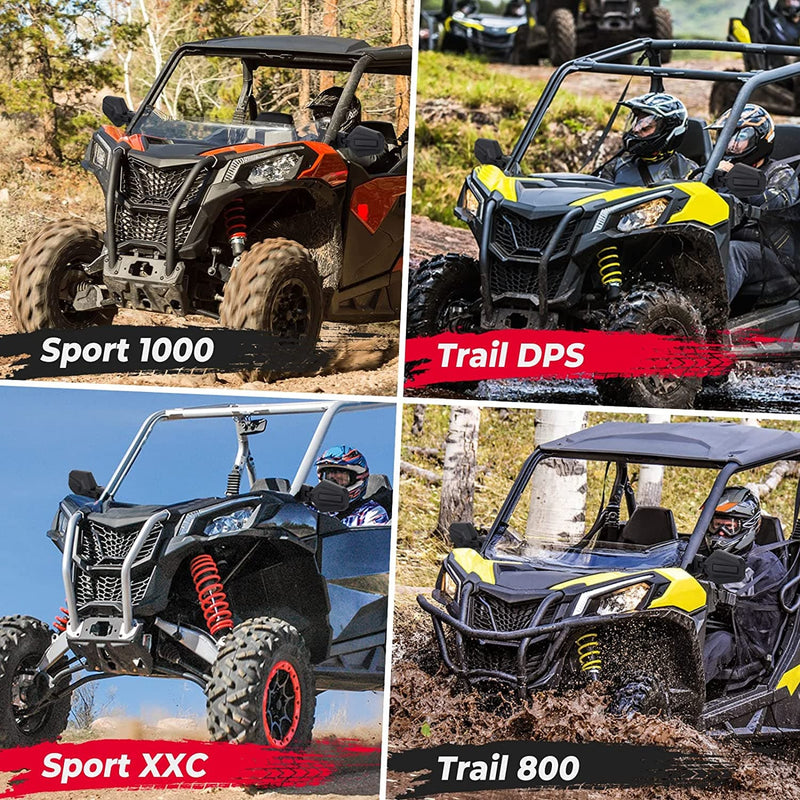 Load image into Gallery viewer, One Pair Side Mirrors for Can-Am Maverick Sport & Trail, Commander