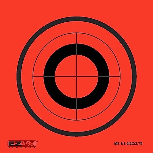 Load image into Gallery viewer, 100 EZ2C Mini Shooting Targets, Bright Fluorescent Self-Adhesive 3.5" x 3.5" USA MADE (Pack of 100)
