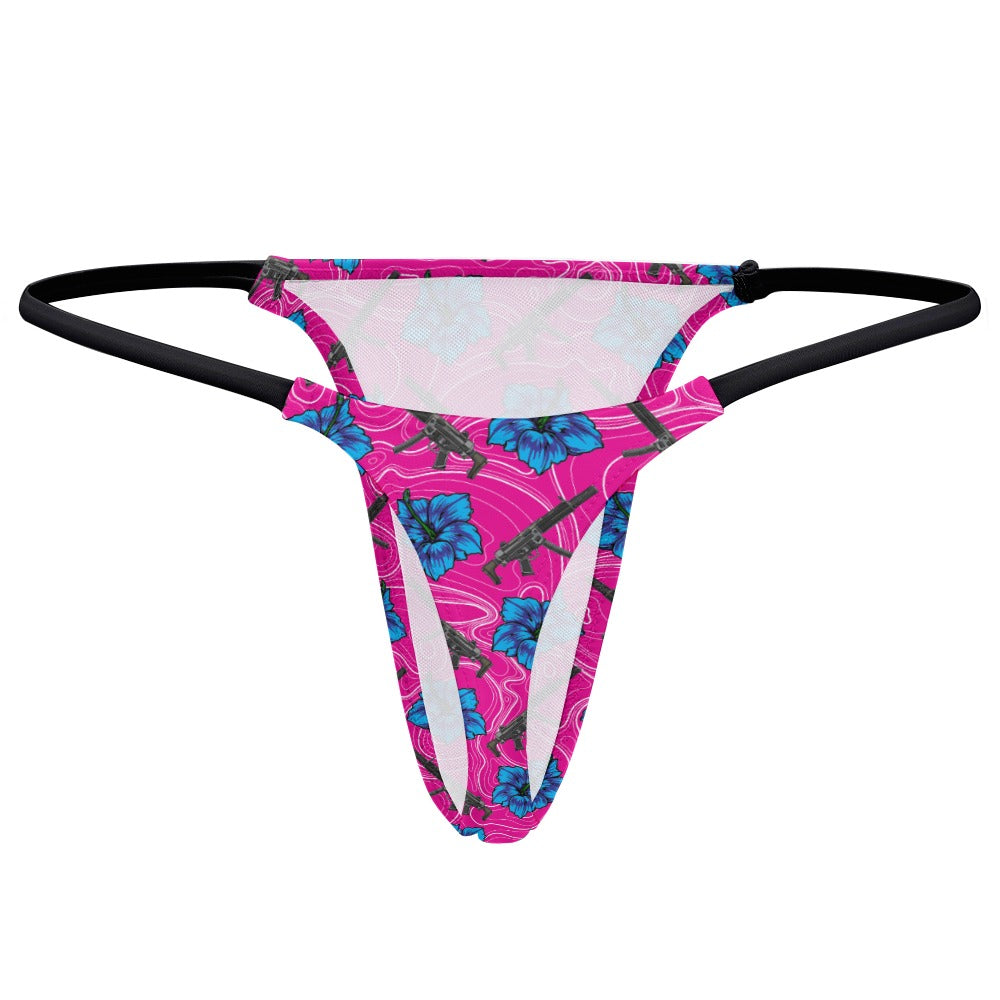 High Capacity Hibiscus Thong