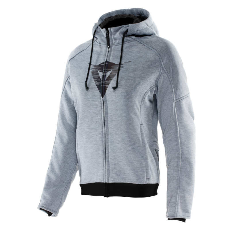 Dainese Daemon-X Safety Hoodie Full Zip Womens Grey-Melange Size - 40