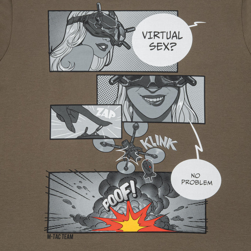 Load image into Gallery viewer, M-Tac T-Shirt Comics Drone Girl