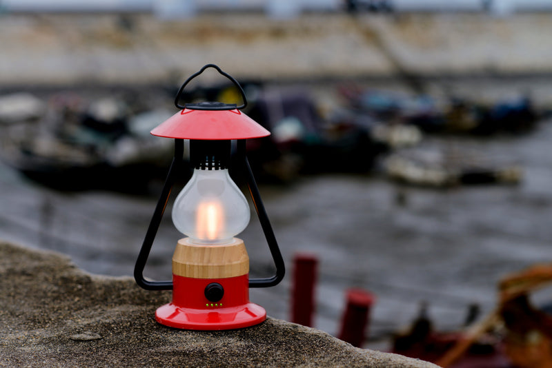 Load image into Gallery viewer, TRU De-LIGHT ROMANTICO LED All-in-One Lamp, Rechargeable, Bluetooth Music Speaker - FIRE RED / YELLOW / AUQA BLUE / GREEN / BLACK