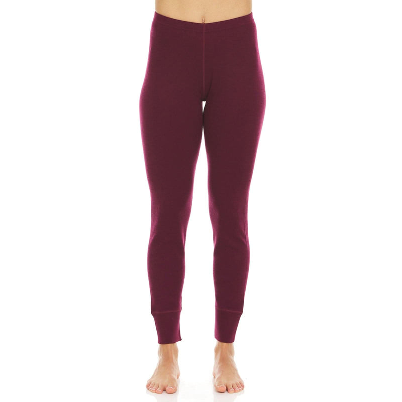 Load image into Gallery viewer, Midweight Women's Wool Bottom Thermal Base Layer - 100% Merino Wool