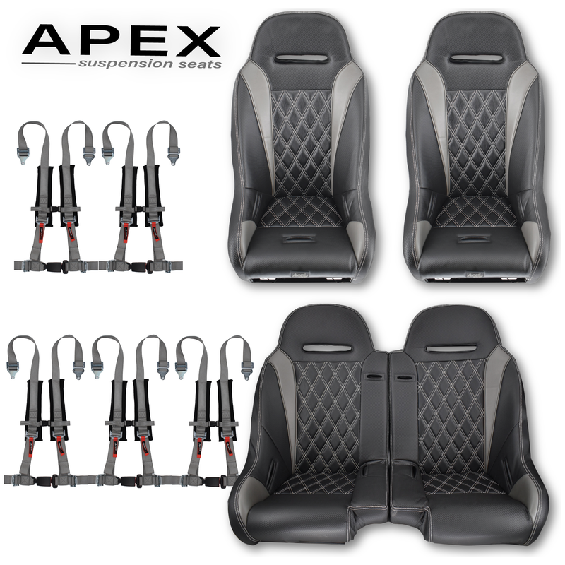 Load image into Gallery viewer, Aces Racing - 2024+ Polaris XP Bench Seat and Bucket Seat Combo