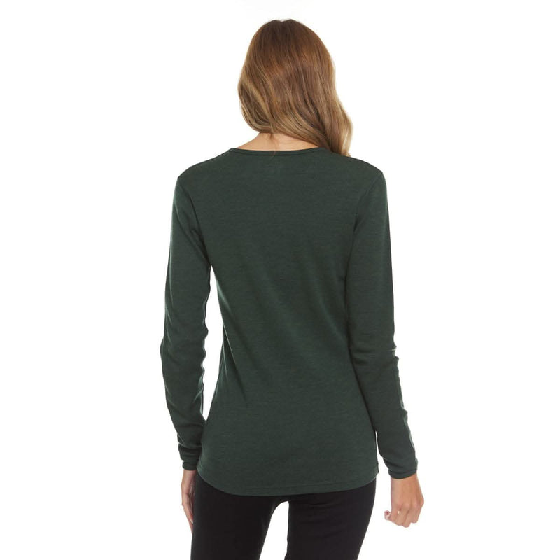 Load image into Gallery viewer, Midweight Women's Wool Crew Top - 100% Merino Wool