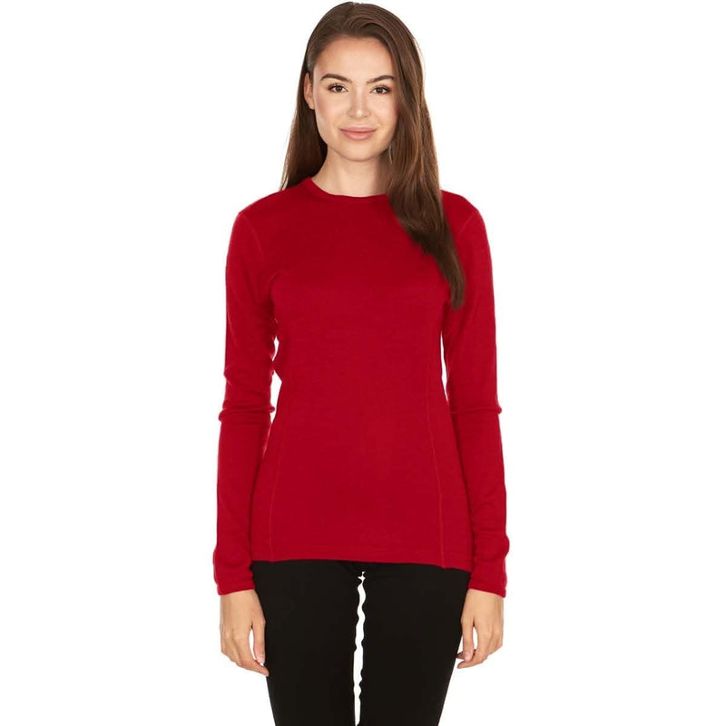 Load image into Gallery viewer, Midweight Women's Wool Crew Top - 100% Merino Wool