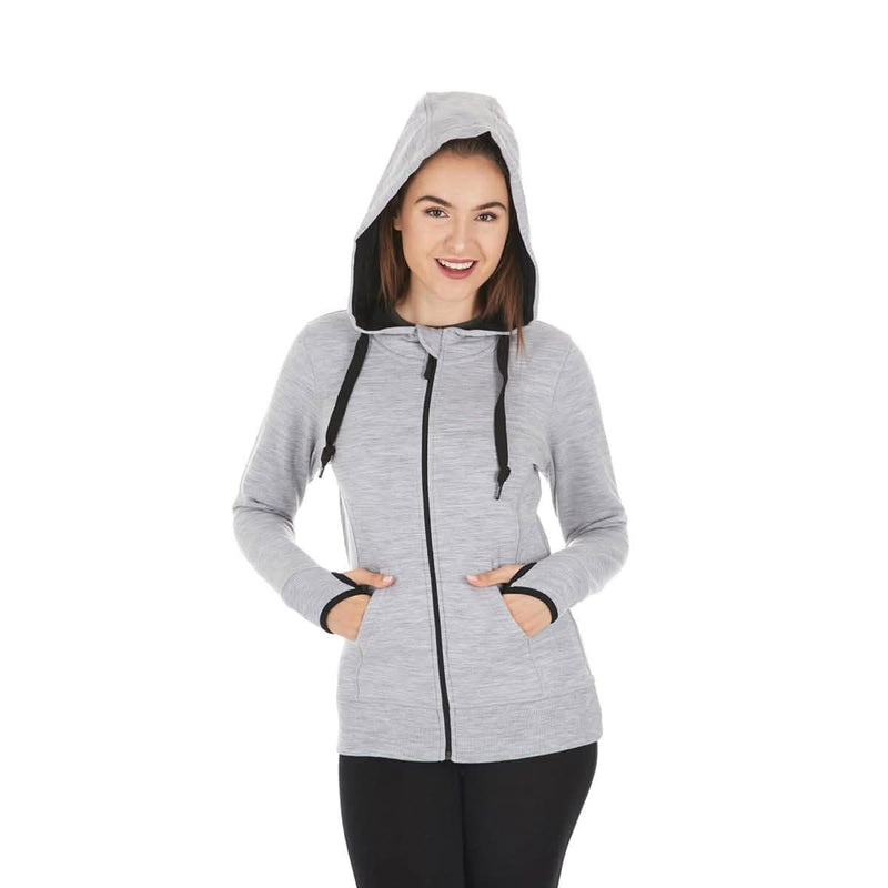 Load image into Gallery viewer, Women's Brushed Merino Wool Full-Zip Hoodie - Heavyweight