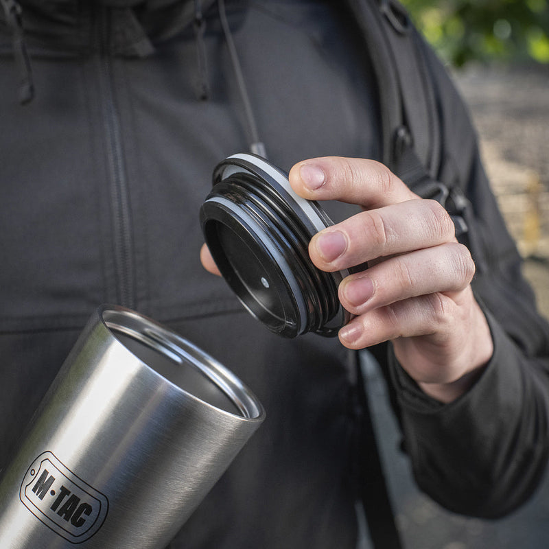 Load image into Gallery viewer, M‑Tac Thermal Mug 15 oz with Lid