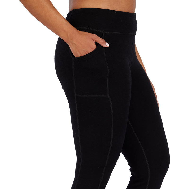 Load image into Gallery viewer, Women's Heavyweight Wool Leggings Thermal Base Layer Bottom - 100% Merino Wool
