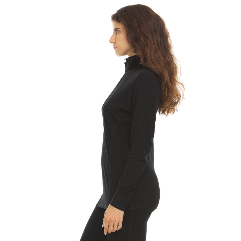 Load image into Gallery viewer, Microweight Women's Wool 1/4-Zip - Woolverino