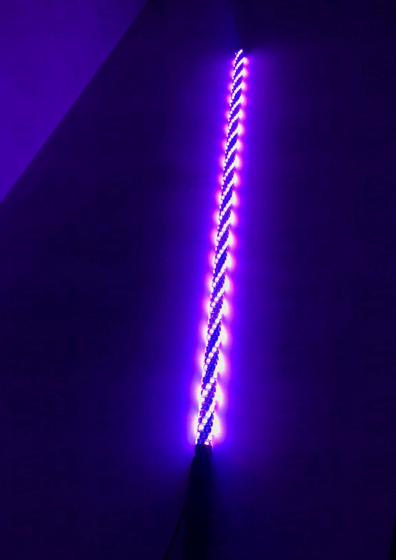 Load image into Gallery viewer, Single 50 Cal LED Lighted Whip with Bluetooth App Control