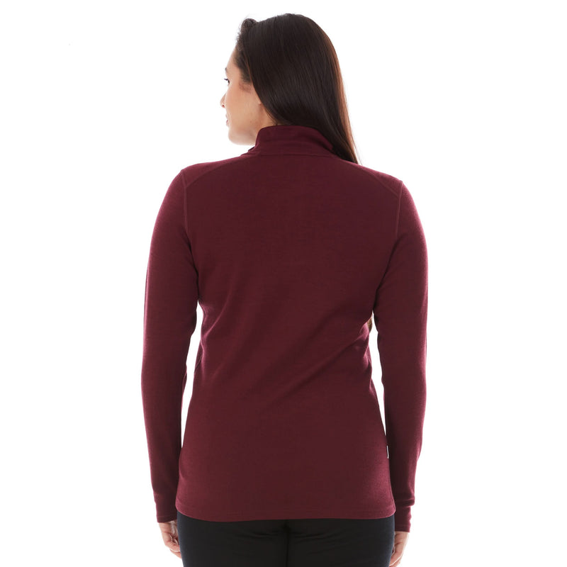 Load image into Gallery viewer, Midweight Women's Wool 1/4 Zip - 100% Merino Wool