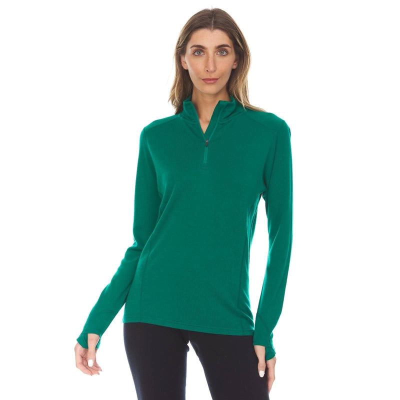 Load image into Gallery viewer, Midweight Women's Wool 1/4 Zip - 100% Merino Wool