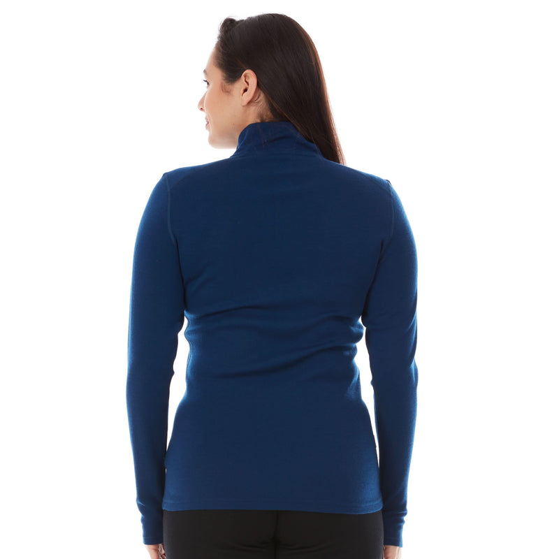 Load image into Gallery viewer, Midweight Women's Wool 1/4 Zip - 100% Merino Wool