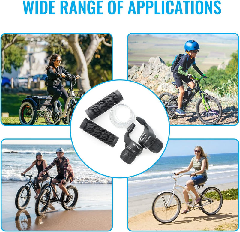 Load image into Gallery viewer, Bicycle 21-Speed Twist Shifter Set