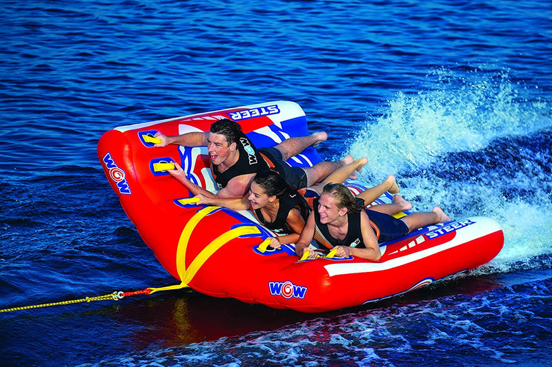 Load image into Gallery viewer, WOW Watersports Power Steer 3 Person 3P Steerable Deck Tube