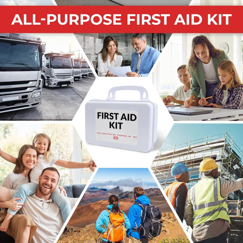 Load image into Gallery viewer, 10 Person First Aid Kit - OSHA and ANSI Class A Compliant