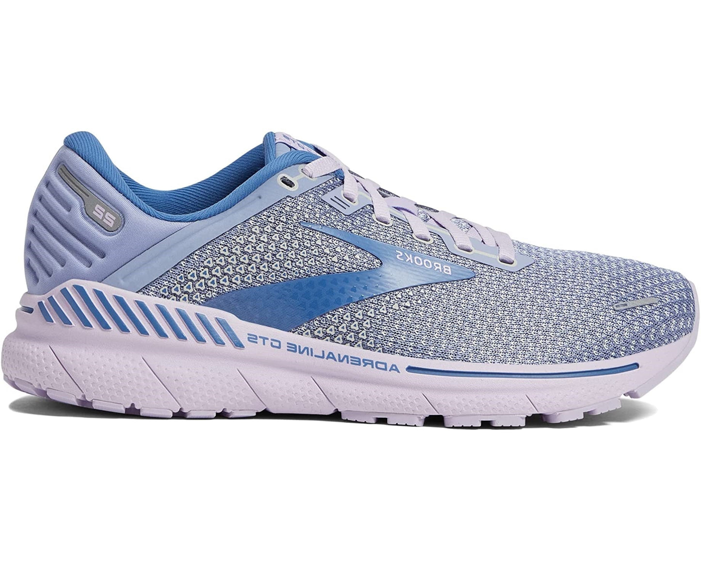 Women's Brooks Adrenaline GTS 22, Purple/Dutch Blue/Lilac, 5.5 B Medium - Skoutley Outdoors LLC
