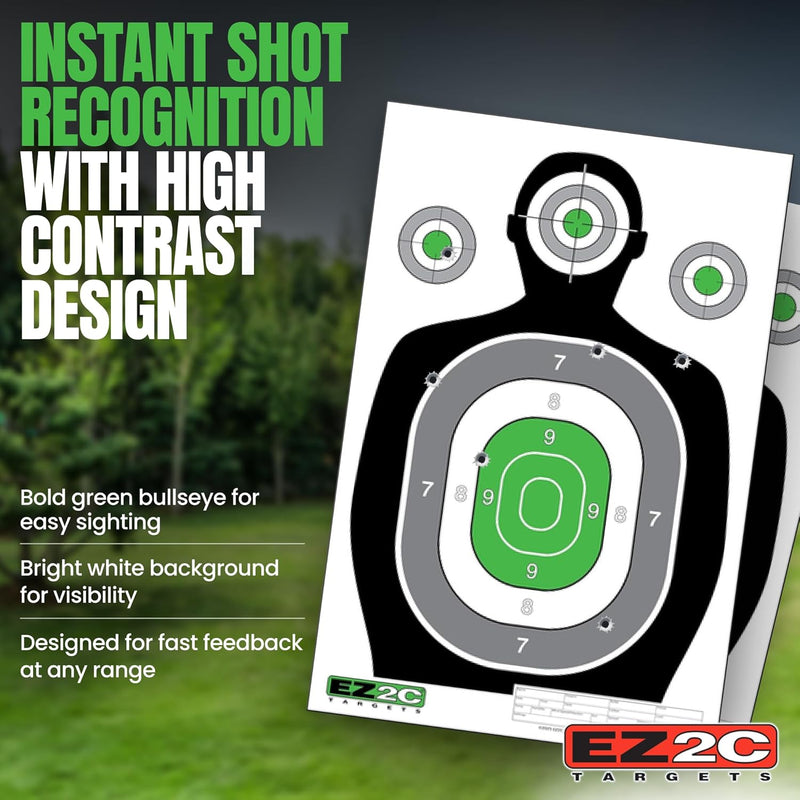 Load image into Gallery viewer, EZ2C RD11 Silhouette 12"x18" Paper Shooting Target Made in USA