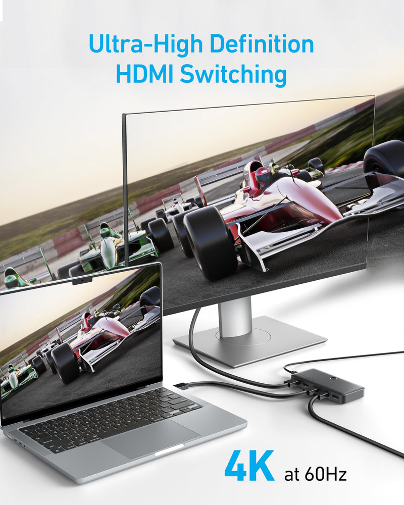 Load image into Gallery viewer, Anker HDMI Switch (4 in 1 Out, 4K HDMI)