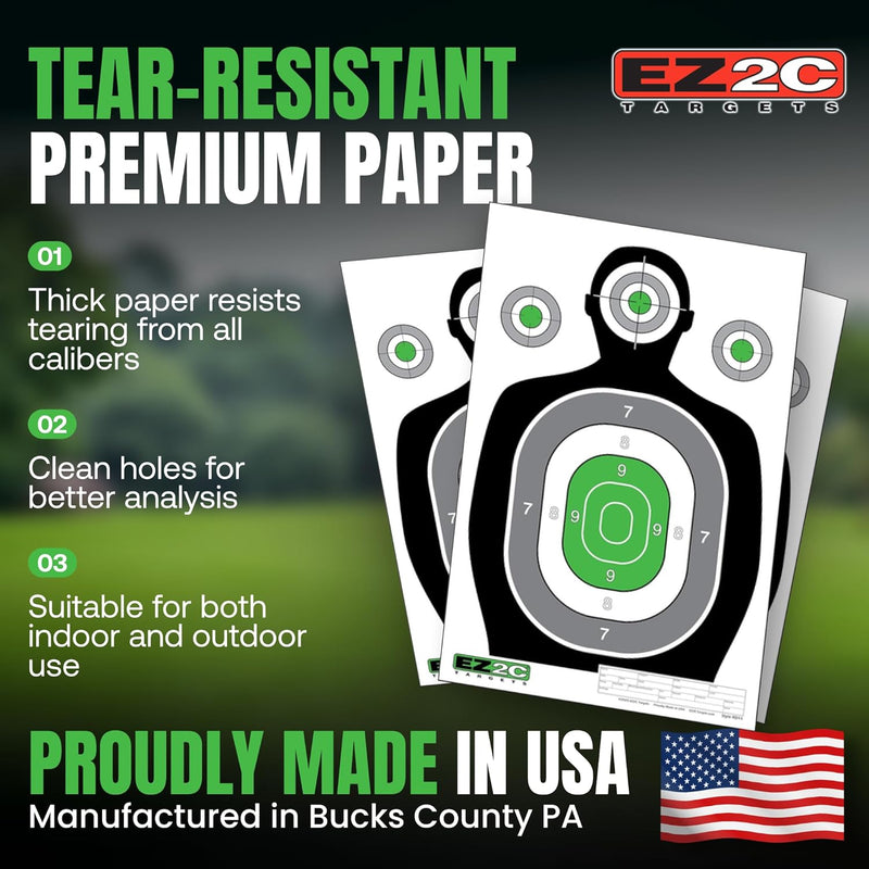 Load image into Gallery viewer, EZ2C RD11 Silhouette 12"x18" Paper Shooting Target Made in USA