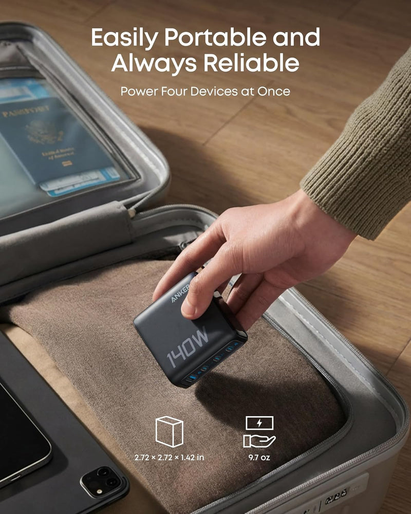 Load image into Gallery viewer, Anker Laptop Power Bank (25K, 165W, Built-In and Retractable Cables)