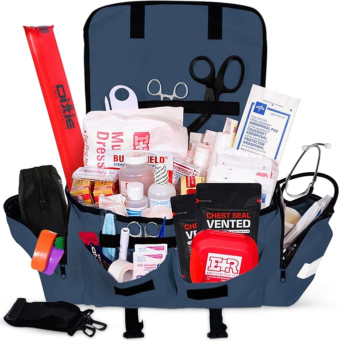 Load image into Gallery viewer, Deluxe EMT Trauma Kit - Fully Stocked First Responder Bag