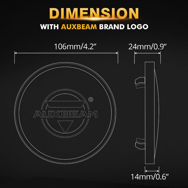 Load image into Gallery viewer, 4 Inch Round LED Pod Lights Black Cover Light Shield Cover
