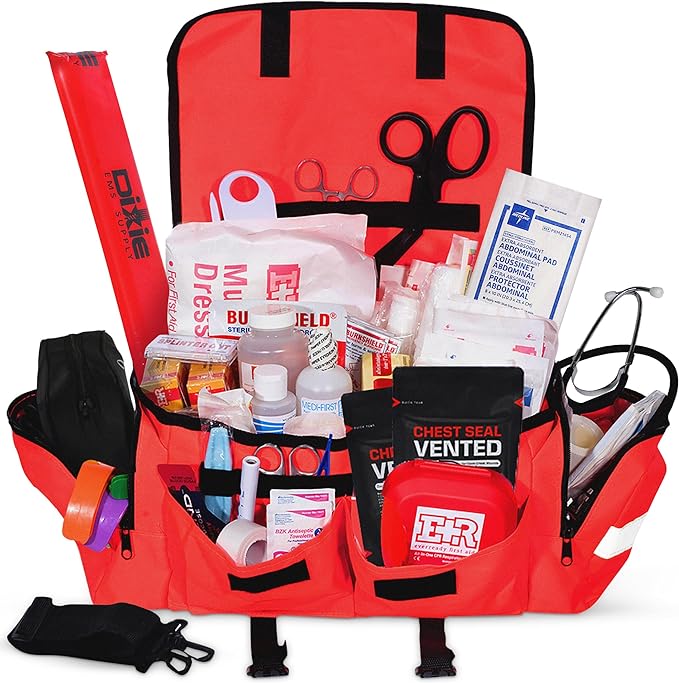 Load image into Gallery viewer, Deluxe EMT Trauma Kit - Fully Stocked First Responder Bag