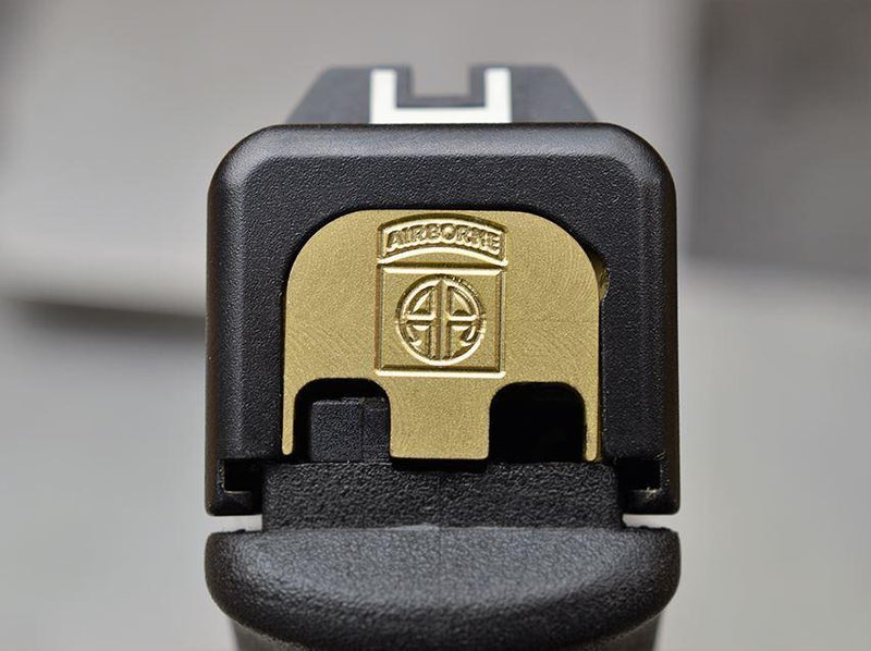 Load image into Gallery viewer, Milspin ARMY Glock Slide Back Plates (Most Popular)