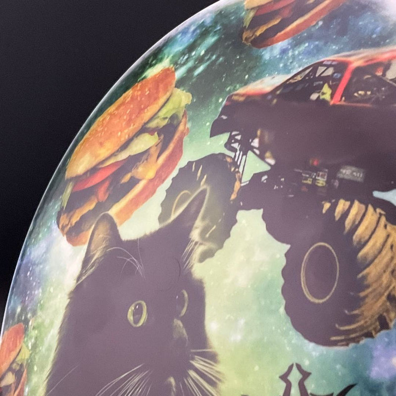 Load image into Gallery viewer, Tournament Hatchet - "Monster Truck Kitty" DyeMax