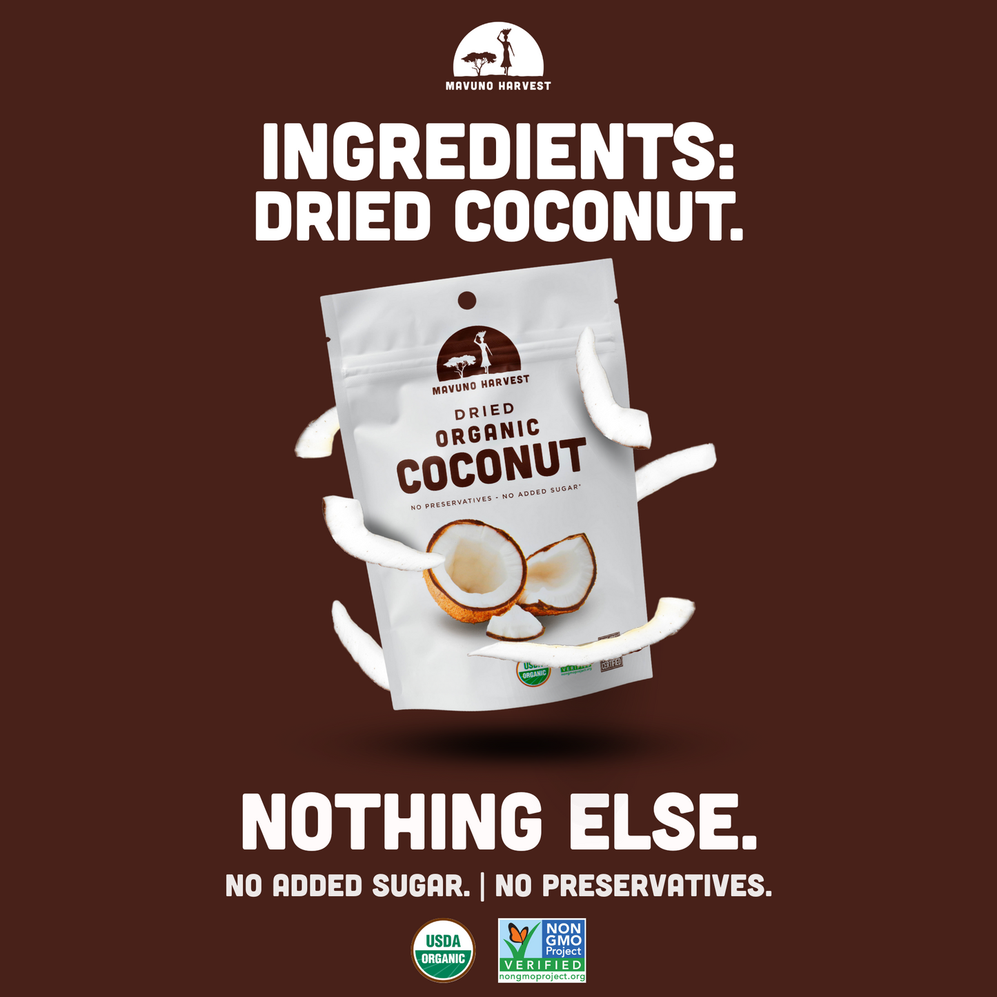 Organic Dried Coconut