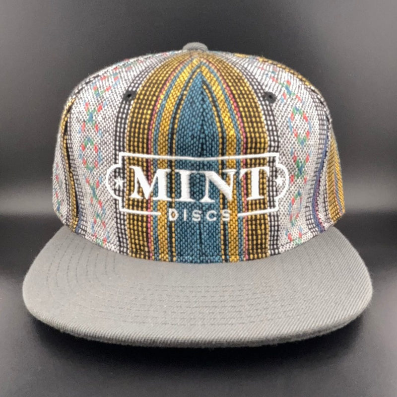 Load image into Gallery viewer, Flat Bill Snapback Hat - Aztec - Mint Discs
