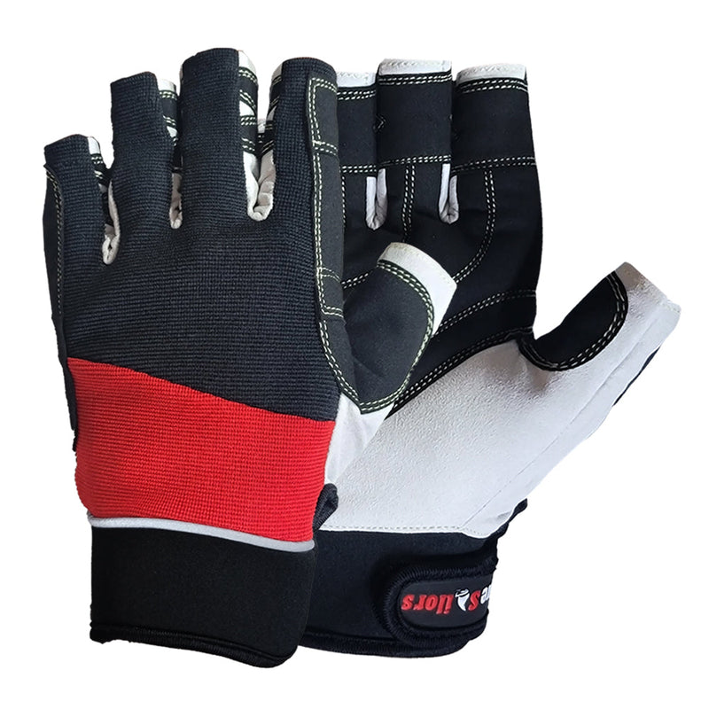 Load image into Gallery viewer, True Sailors Sailing Gloves Kayaking Yachting Dinghy Rope Fishing Tool Short Finger Glove