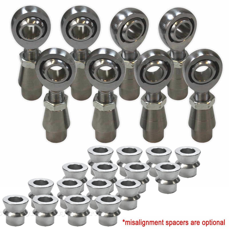 Load image into Gallery viewer, 4 Link Rod End Kit - 3/4" Chromoly Heim - 1.5" OD Tubing
