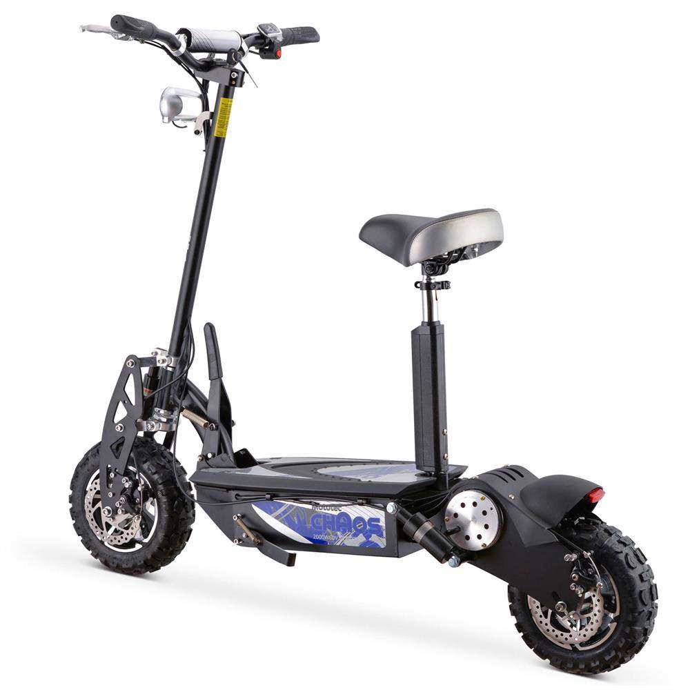 Chaos 2000w 60v Electric Scooter Black - Skoutley Outdoors LLC
