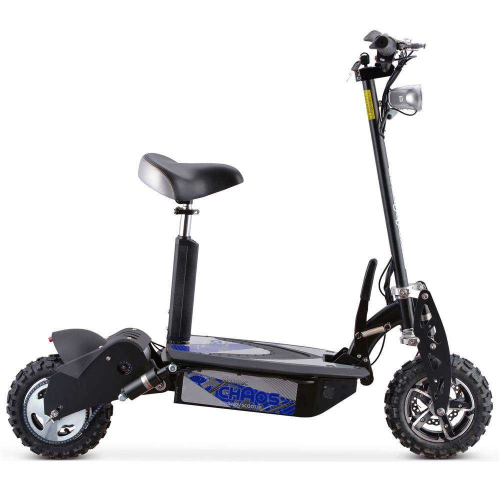 Chaos 2000w 60v Electric Scooter Black - Skoutley Outdoors LLC
