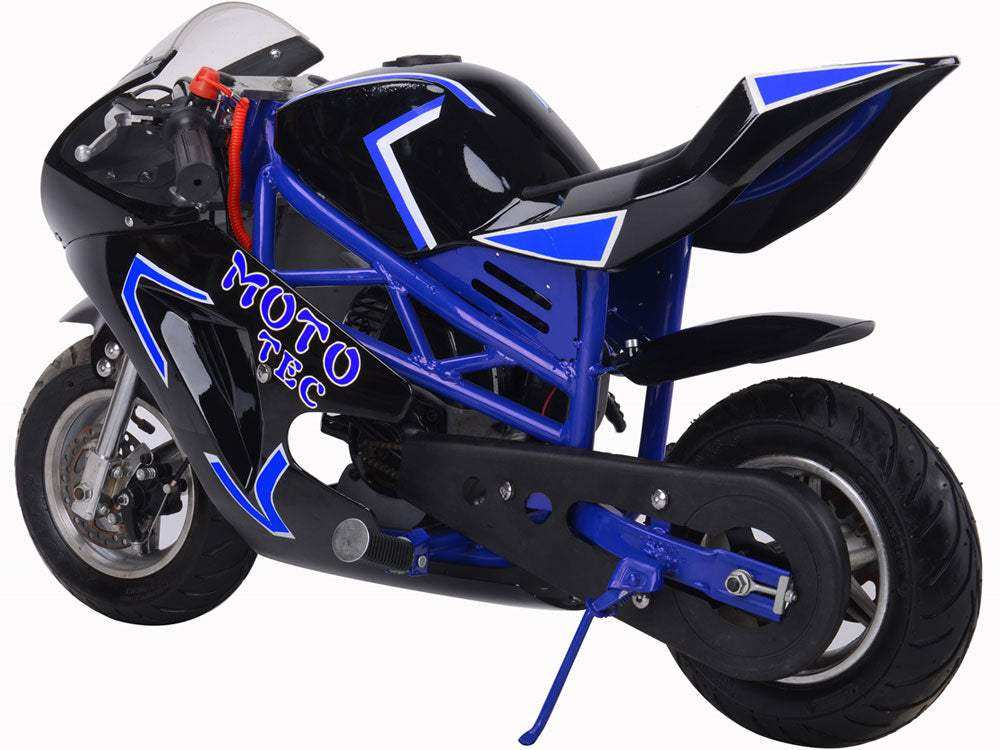 Gas Pocket Bike Gt 49cc 2-stroke Blue - Skoutley Outdoors LLC