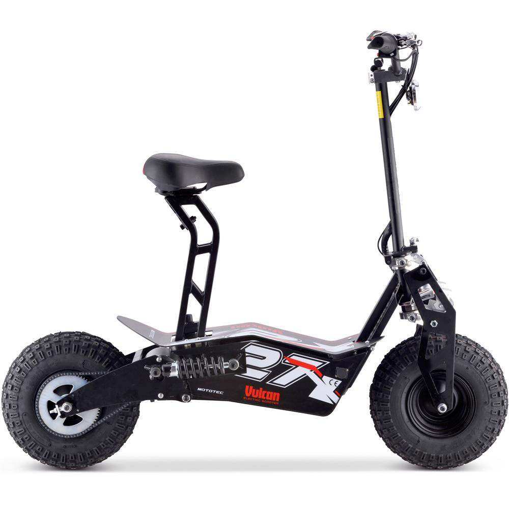Mototec Vulcan 48v 1600w Electric Scooter Black - Skoutley Outdoors LLC
