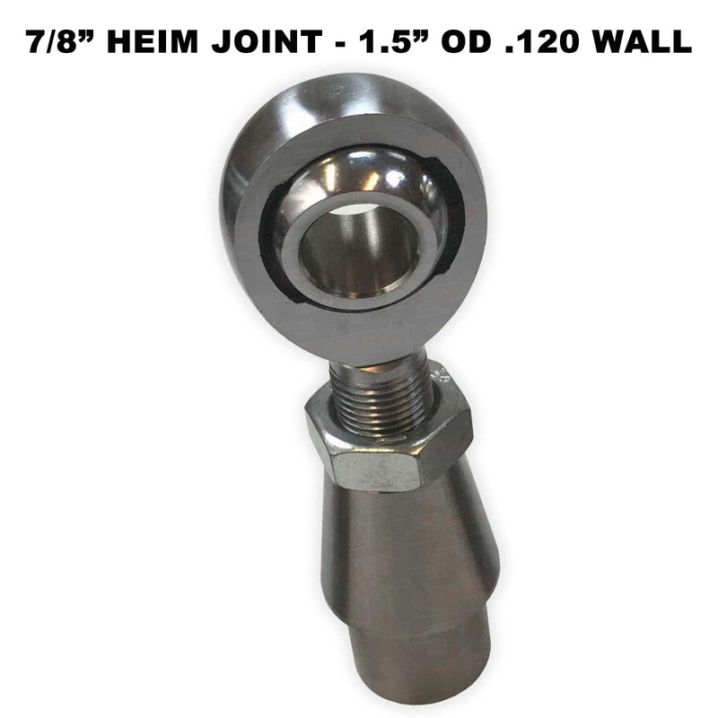 Load image into Gallery viewer, Single Joint Rod End - 7/8" Chromoly Heim - 1.5" OD Tubing