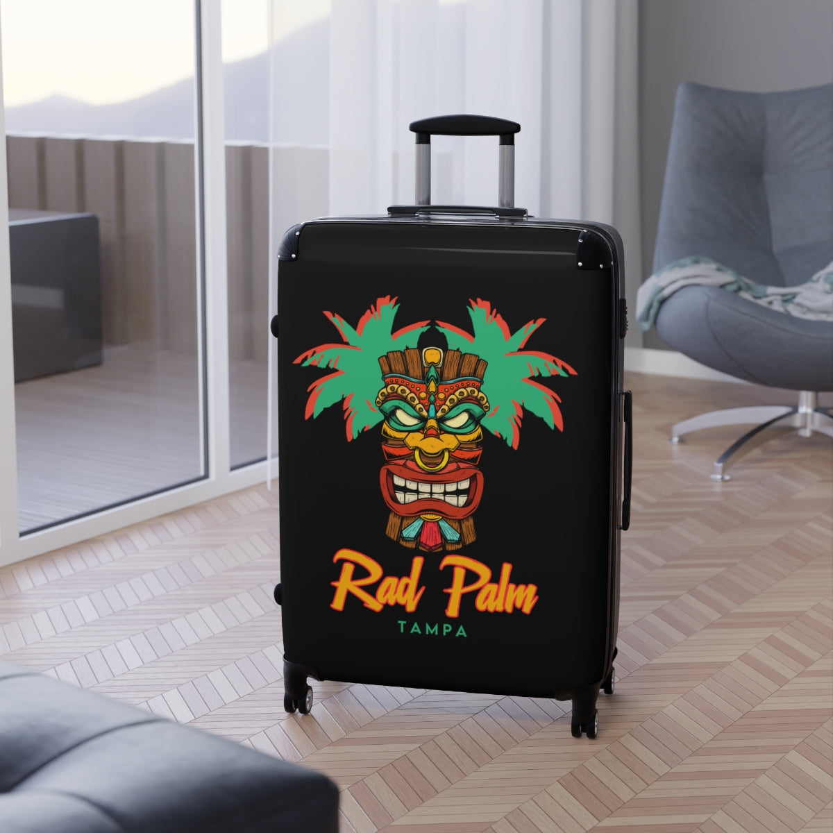Rad Palm Tiki Travel Roller Bag