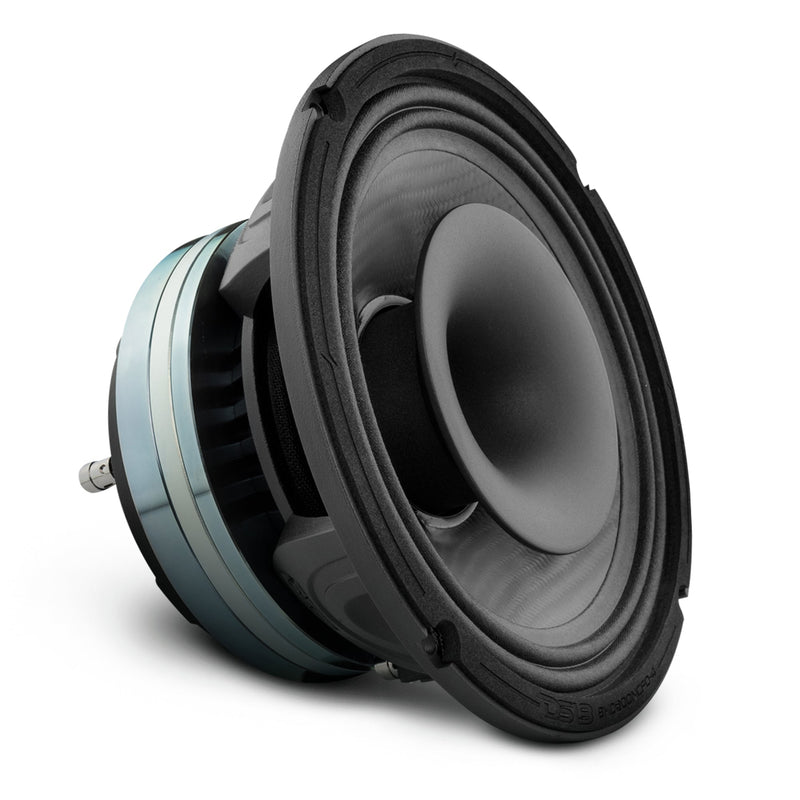 Load image into Gallery viewer, 8" Neodymium Coaxial Hybrid Mid-Bass Water resistant Carbon Fiber Cone Loudspeaker with Built-in Driver 400 Watts Rms 4-Ohm